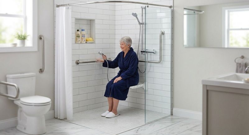 Mobility Shower Installation in Framingham, MA