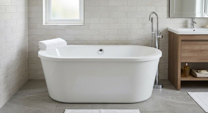 Oversized Bathtub Installation in Portland, ME